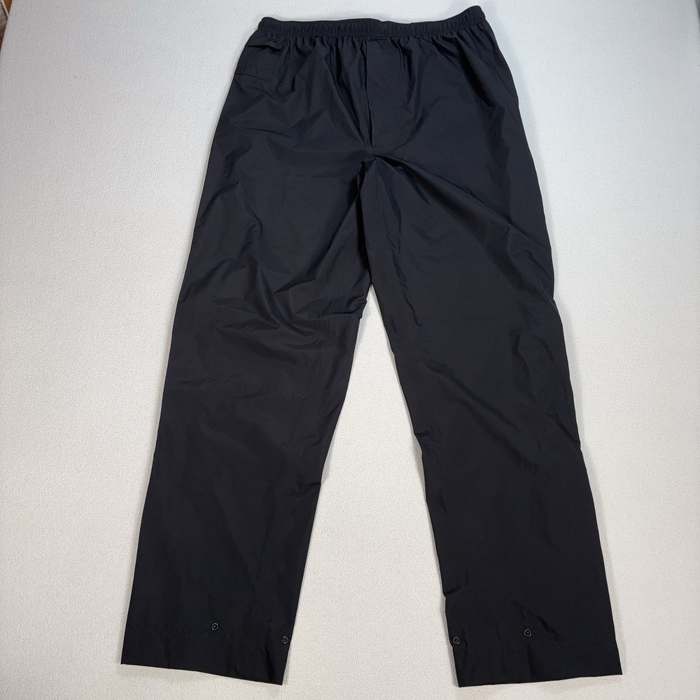 Zero Restriction Packable‎ Waterproof Rain Pants Men's M Black Leg Zipper Golf